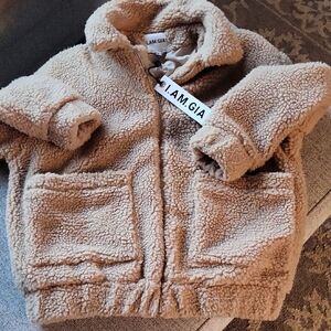 I.AM.GIA Tan Sherpa Jacket